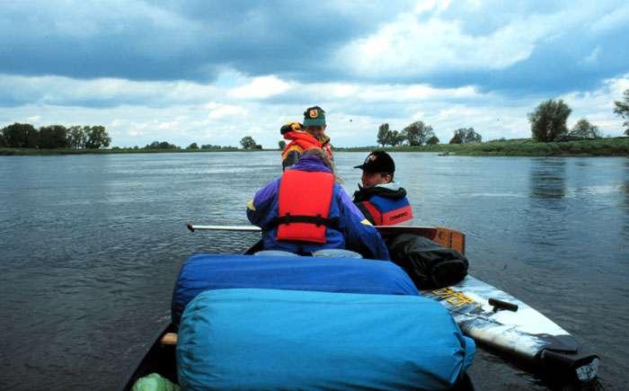 Unterwegs auf der Elbe