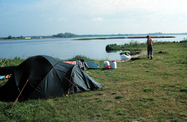 Besuch am Pritzerber See