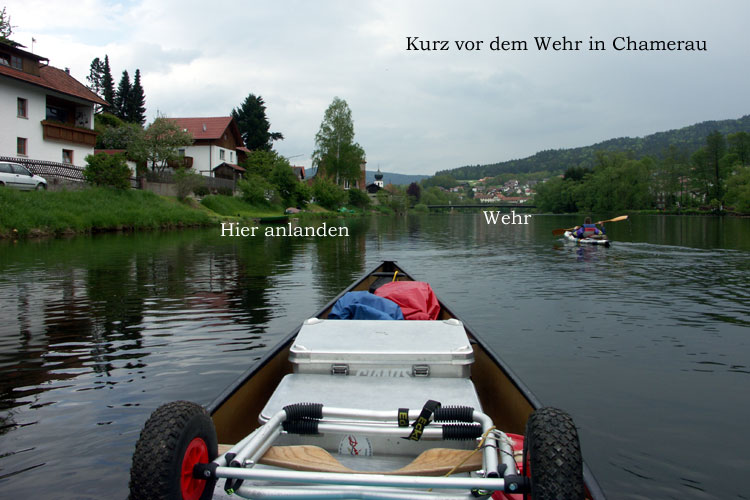 kurz vor dem Wehr Chamerau