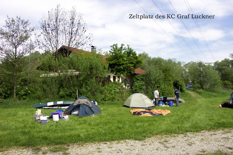 Zeltplatz des KC Graf Luckner bei Cham-Altenstadt