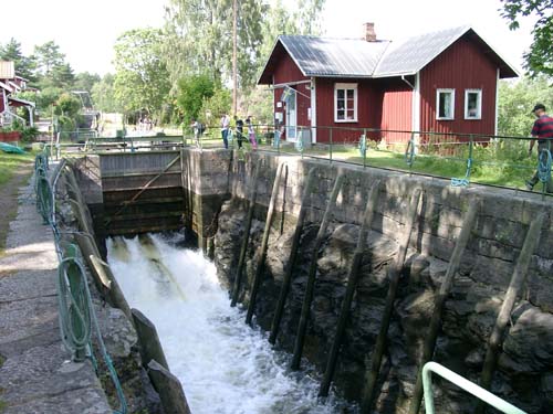 Schleuse in Lennartsfors