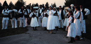 kroatische Trachtengruppe