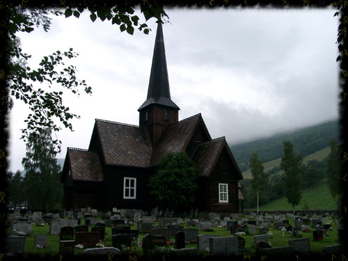 Stabholzkirche in Heidal