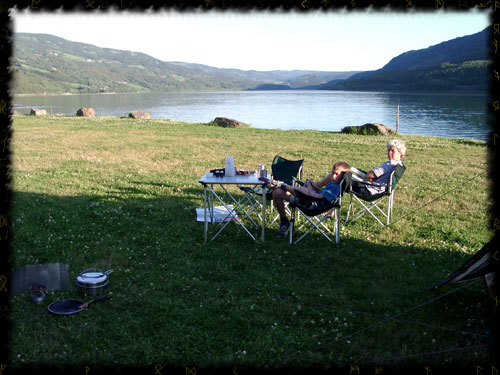 Campingplatz Krekke am Ufer der Losna