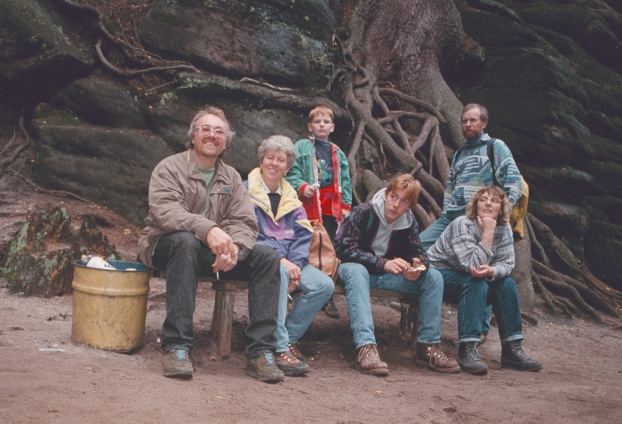Rolf, Regina, Torsten, Sascha, Ellen und Harri