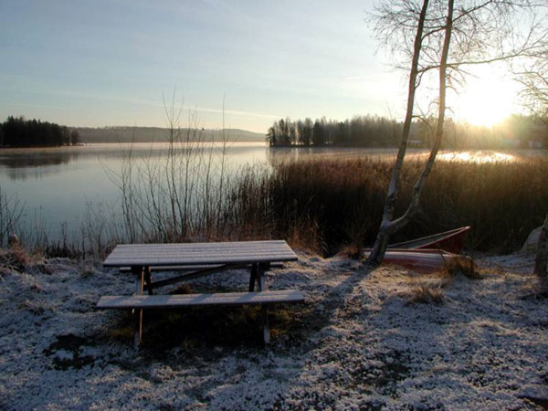 Winterlandschaft am Vsman