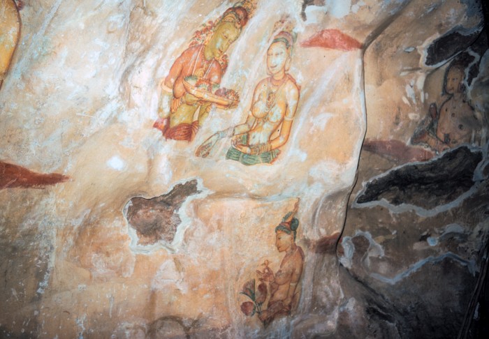 Wolkenmdchen - Felszeichnungen Sigiriya