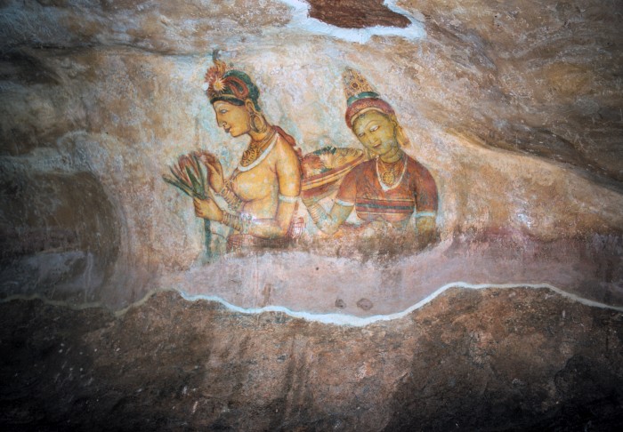 Wolkenmdchen - Felszeichnungen Sigiriya